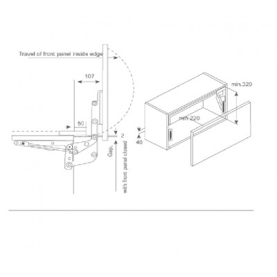 ROE'A'SY FD-G10 Lift-up Flap Support