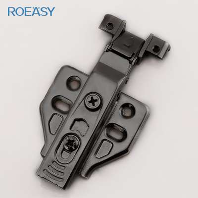 ROEASY Frame 2D soft-closing hinge Clip On Black Nickel Closing Aluminum Frame Door Soft Closing Hinge